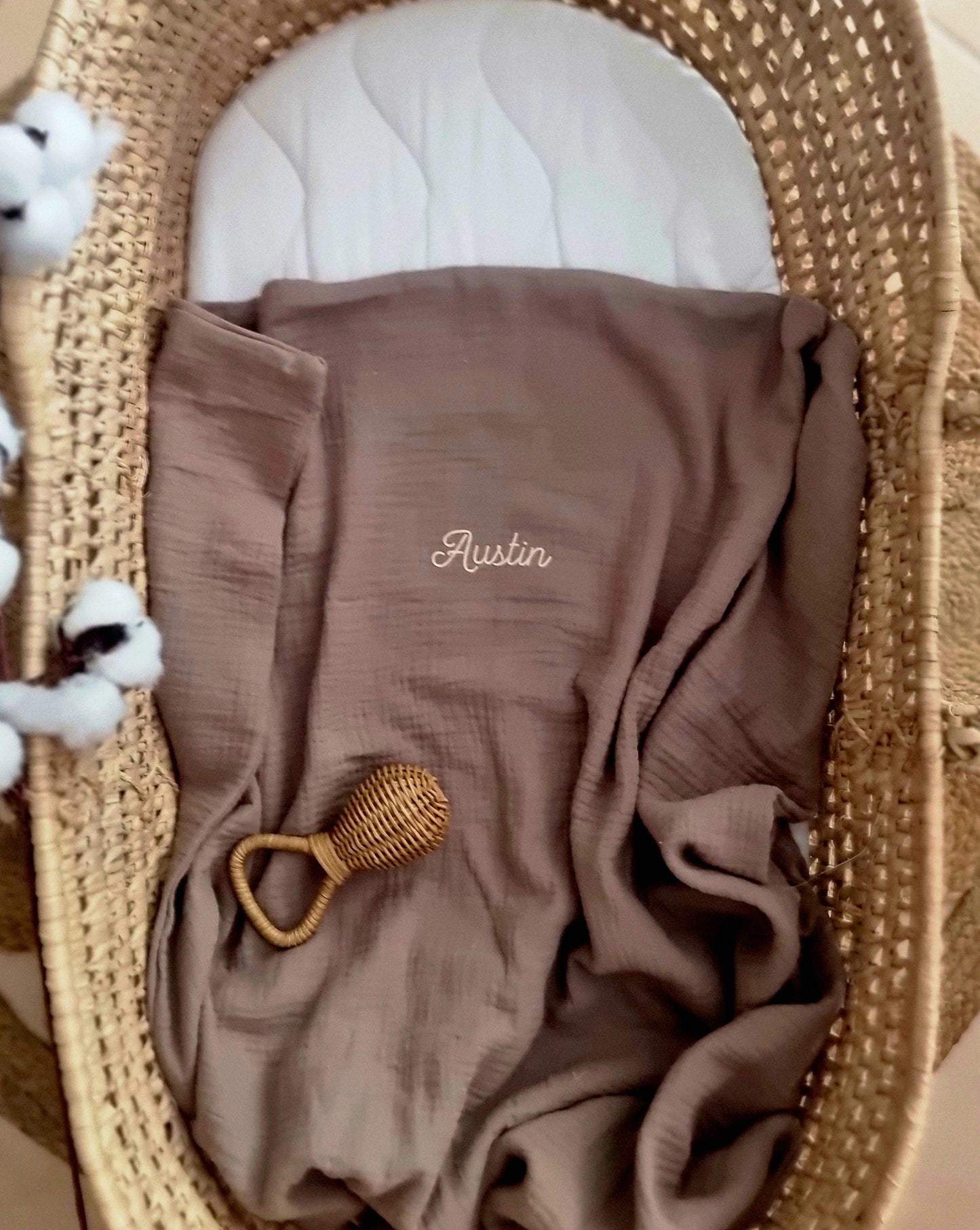 Coffret naissance Douceur Complète · Marron Llooni