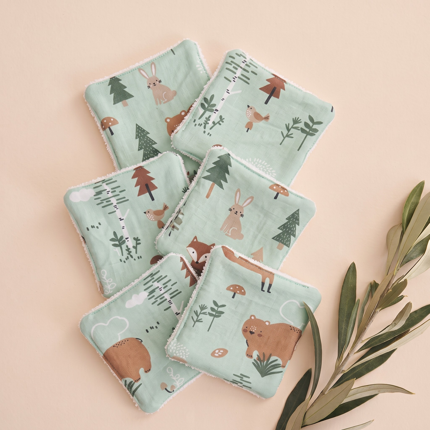Lingettes Bébé - Rennes - Pack de 6