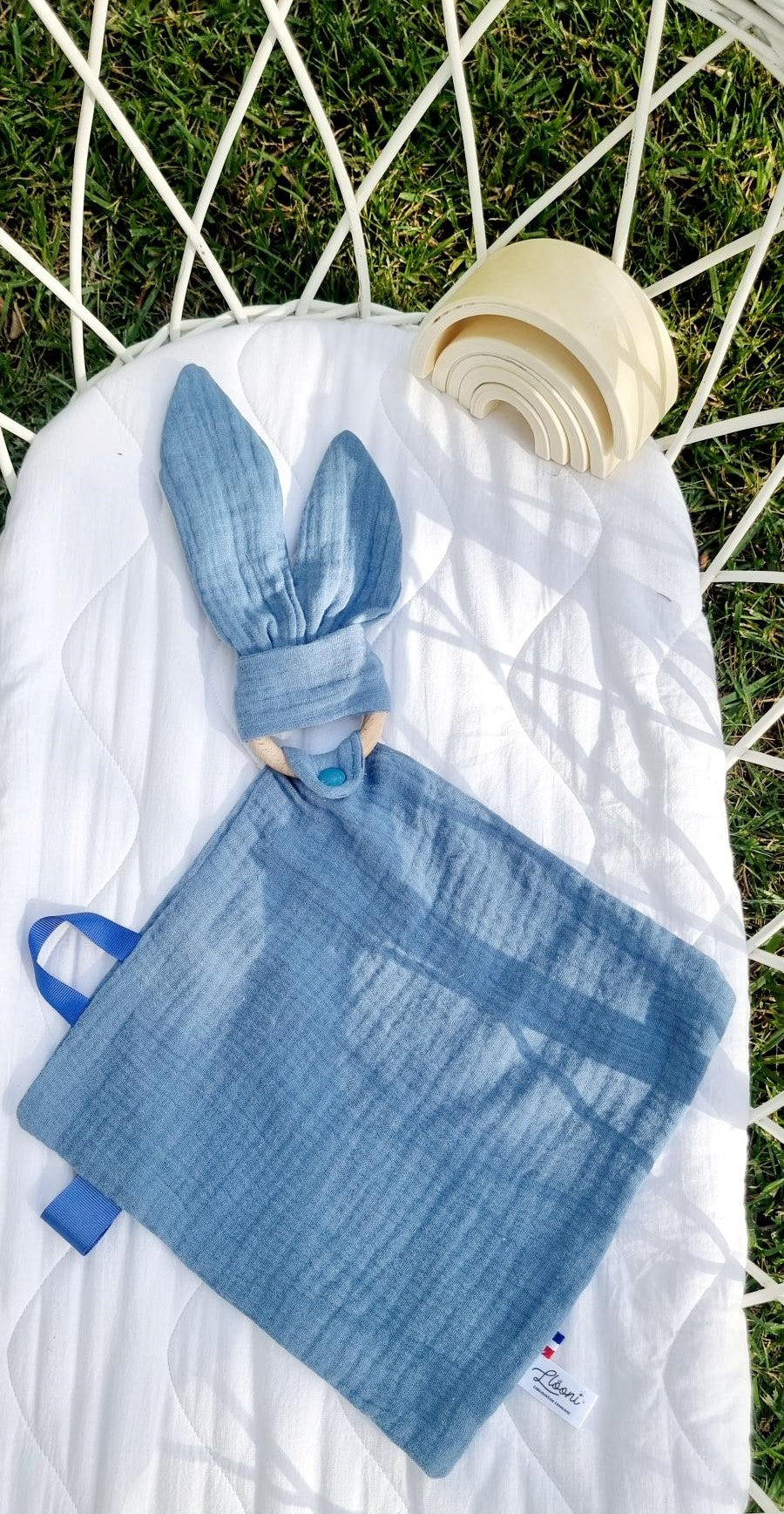 Doudou Lange - Bleu Marine Llooni