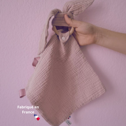 Doudou Lange - Rose poudré Llooni