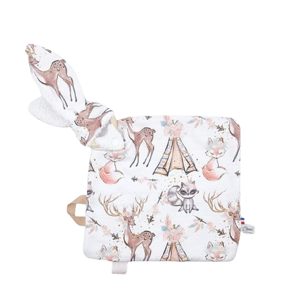 Doudou d'éveil - Peluche lapin Bohème Chic Llooni