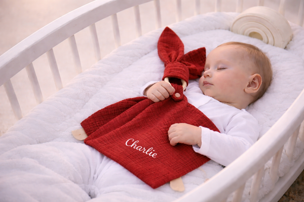 Charlie — Doudou lange terracotta