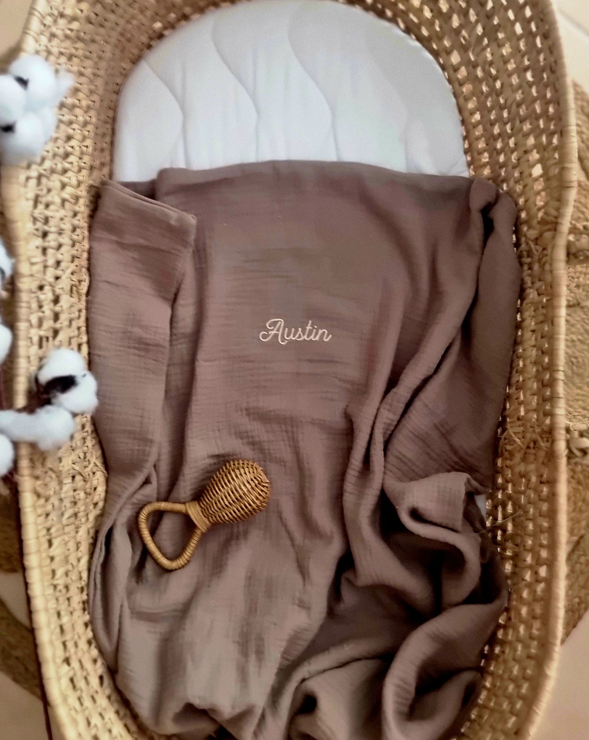 Coffret naissance Douceur Complète · Marron Llooni