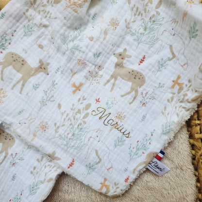 Doudou lapin Personnalisable · Lange biches et renards Llooni
