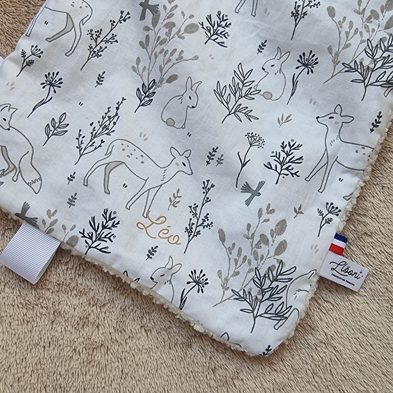 Doudou personnalisé avec un prénom