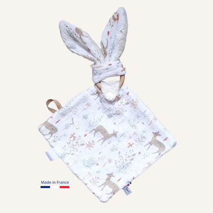 Doudou lapin Personnalisable | Lange biches et renards Llooni