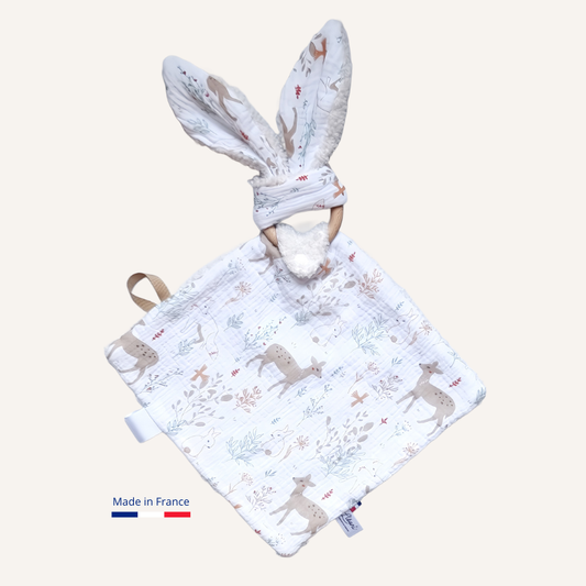 Doudou lapin Personnalisable | Lange biches et renards Llooni