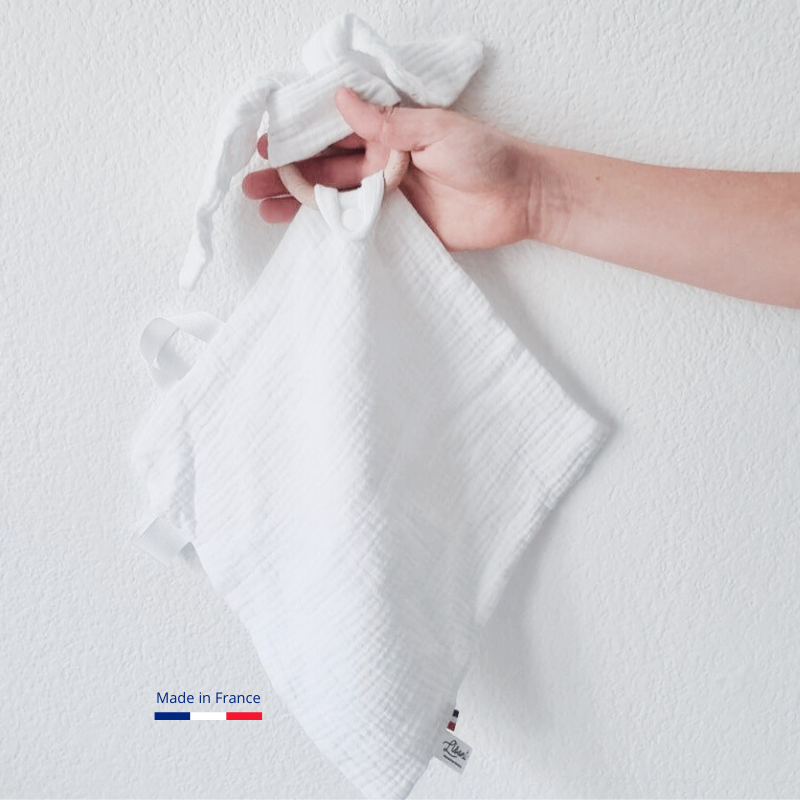 Doudou Lapin Personnalisable | Lange Blanc Llooni