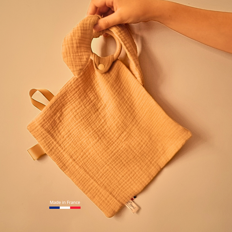 Doudou Lapin Personnalisable | Lange Ocre Llooni