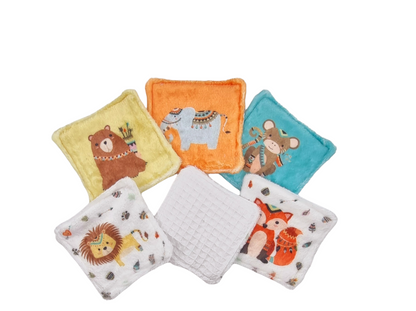 Débarbouillettes Bébé — Animaux Llooni