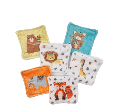 Débarbouillettes Bébé — Animaux Llooni