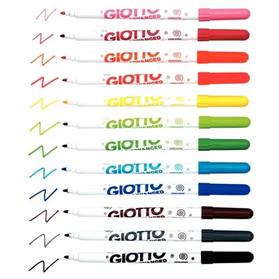 🎨 12 Feutres lavables