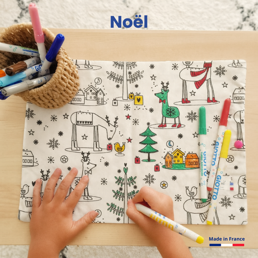 Set à colorier lavable | Noël Llooni